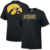 Nike Iowa Hawkeyes Black College Big T-Shirt