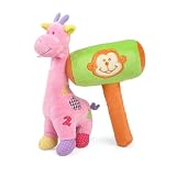 "Georgie - the Alpha-numeric Giraffe" and "Thunder - the Musical Monkey Hammer" Plush Toy Set