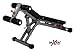 XMark Flat, Incline, and Decline and Ab Combo Adjustable Weight Bench, 7 Positions with Full Decline for Military Press, Dual Rail, 11-Gauge Steel Mainframe, 6-Position Seat, and Adjustable Leg Holder