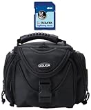 Dolica Case and 2GB SD Memory Bundle for DSLR Cameras (Black)