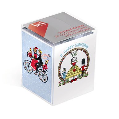 Novelty Pack of 20 Christmas Cards (Mini Box)||RF10F