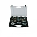 Silverline 868633 1487-teiliges Haken und Ösen Set