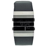 Diesel Men's DZ7069 Silver-Tone Digital Quartz Leather Watch