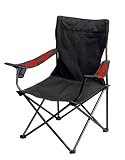 On The Edge Marketing OTE-810012 Flame Black Folding Chair by On The Edge Marketing