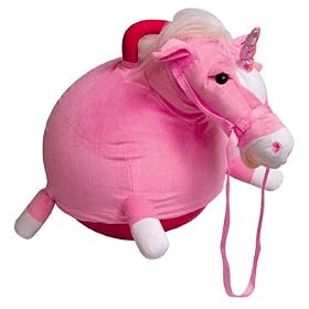 Ulyssa Unicorn Hopper Ball -Pink