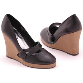 EyeCatchShoes - Women's Oxford Platform Wedge Shoes