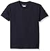 Duofold Boys' Big Short Sleeve Jersey Tee, Navy, Large