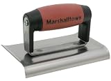 Marshalltown 156SSD 6-Inch by 4-Inch Stainless Steel Edger with DuraSoft Handle