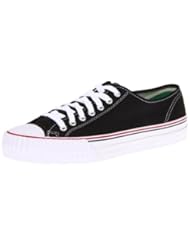 PF Flyers Center Lo Sneaker,Black,Mens 9.5 M US/Womens 11 M US