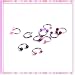 Body Jewellery Piercing Lip Ear Rings Horseshoes Body Piercing Mix Color P1320
