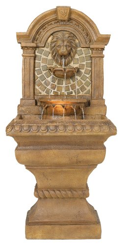 Royal Lions Head Floor Fountain