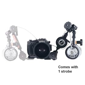 Sea & Sea DX-1G 10 Megapixel Digital Camera and Housing, YS-110a Strobe Package and Soft Case ~Includes a FREE $25 Digital Prints Gift Card