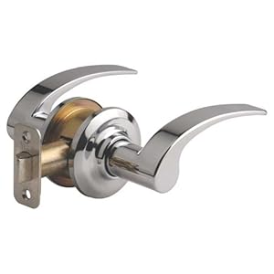 Yale YR11MN-26 YH Collection Passage Lockset with Milan Lever, Polished Chrome