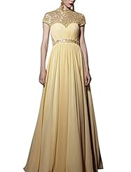 A-line Cocktail Floor Length Feathers Sequined Beaded Halter Short Sleeves Homecoming Dress/Pageant Dress/Prom Dress/Party Dress/Wedding Dress 