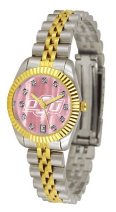Oklahoma State Cowboys Executive Ladies Watch with Mother of Pearl Dial
