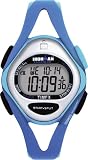Timex Women's Ironman Sleek 50-Lap Resin Watch, 5B721, Indiglo, 100 Hour Chronograph, 3 Alarms, 2 Time Zones, 99-Lap Counter, Training Log, 100 Meter