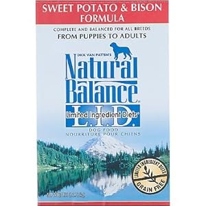 Natural Balance Dry Dog Food, Grain Free Limited Ingredient Diet Bison and Sweet Potato Recipe, 28 Pound Bag Natural Balance Dry Dog Food, Grain Free Limited Ingredient Diet Bison and Sweet Potato Recipe, 28 Pound Bag