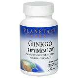 Planetary Herbals Ginkgo OptiMem 120, 120 mg, Tablets, 120 tablets