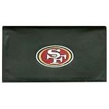 San Francisco 49ers Black Leather Checkbook Cover