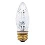 Globe 5493301 Crystalina 60-Watt B11Chandelier Bulb, Clear, 3-Pack
