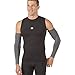 Zensah Compression Arm Sleeves - Sun, UV Protection, Thermal Regulating Sleeve, Made in USA (Heather Grey, Large/X-Large)