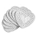 Fox Run White Heart Doily 6 , Pack of 24