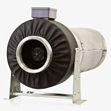 New Hydropronic 4 Inline Fan With Carbon Filter Combo Odor Control Air Quiet