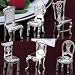 SET 6 ANTIQUE CHAIR PLACECARD