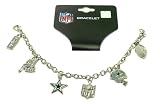 Dallas Cowboys Charm Bracelet Silvertone Nfl Team New