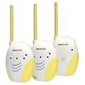 Voice Activated Sound Monitor with Sound Lights and 2 Receivers - White/ Yellow (MO142)