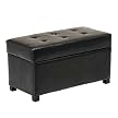 Metro Storage Bench- Dark Brown