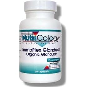 Immoplex Natural Glandulars 60 VegiCaps by Nutricology