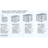 Midwest Life-Stages 42-by-28-by-31-Inch Folding Double-Door Metal Dog Crate