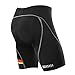 MEN'S CYCLING SHORT with 3D Pad - 8 Panel Anatomic, Color Block - Asymmetric Design