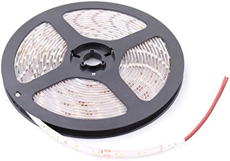 PWOW® Waterproof Red LED 3528 SMD 300LED 5M(16.4 Feet) Flexible Light Strip 12V