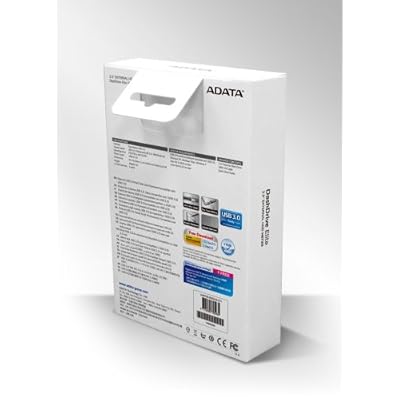 Adata Dash Drive HE720 500 GB External Hard Drive Portable (Titanium)