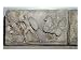 Frieze Slab from the Mausoleum of Mausolus, Satrap of Caria, Greeks & Amazons in Battle Art Giclee Poster Print, 24x18