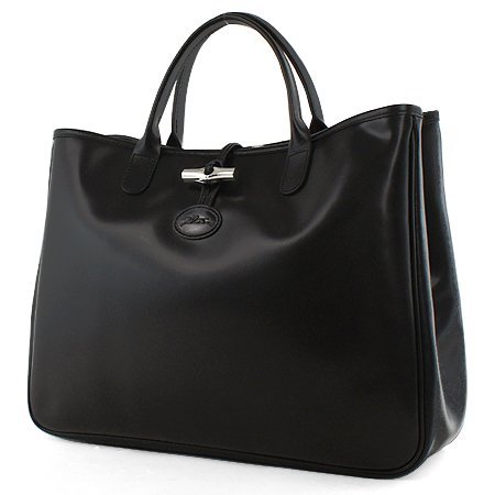 (ロンシャン)LONGCHAMP ロゾサティネ トートバッグ 1681 051 001 Noir 画像