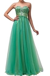 Empire   Waistline Tulle Jeweled Evening Dress/Prom Dress 
