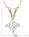 41R1ES%2BGcrL. SL75  14k Choice of White or Yellow Gold Princess