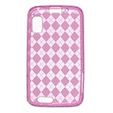 TPU Argyle Flexi Soft Gel Skin for Motorola Atrix MB860 Flexible See Thru S ....