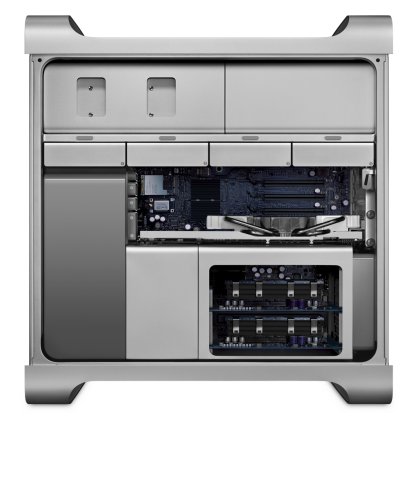 Apple Mac Pro MA356LL & A Desktop (Two 2.66 GHz Dual-Core Intel Xeon Processors, 1 GB RAM, 250 GB Hard Drive, SuperDrive) image