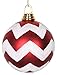 Vickerman Chevron Ball Ornament