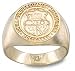 Missouri Tigers Solid 10K Gold Seal Mens Ring Size 10