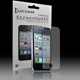 ElecSaver 6 x Screen Protector Front & Back/Rear Full Body For Apple iPhone 4 / 4G & iPhone 4S / 4GS Crystal Clear - Application Kits included - Value Pack of 6