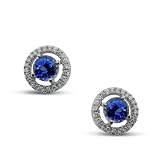 14K Exquisite Tanzanite and Diamond Earring (NEW ARRIVAL)