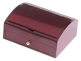 wooden treasure box with drawer