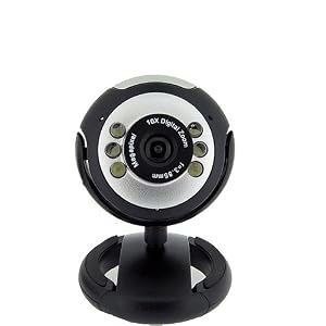 6 LED USB PC Webcam Web Camera + Night Vision