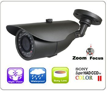 New IR Cameras MD412 1/3¡± Sony Super HAD CCD II Day & Night Vision 550 TVL 2.8~12mm Vari-Focus Len