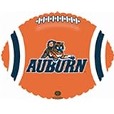 Auburn Tigers 18 Inch Football Shaped Foil Balloon